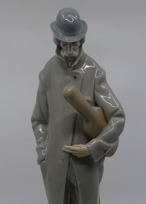 Lladro figure Old Man with Violin #4622