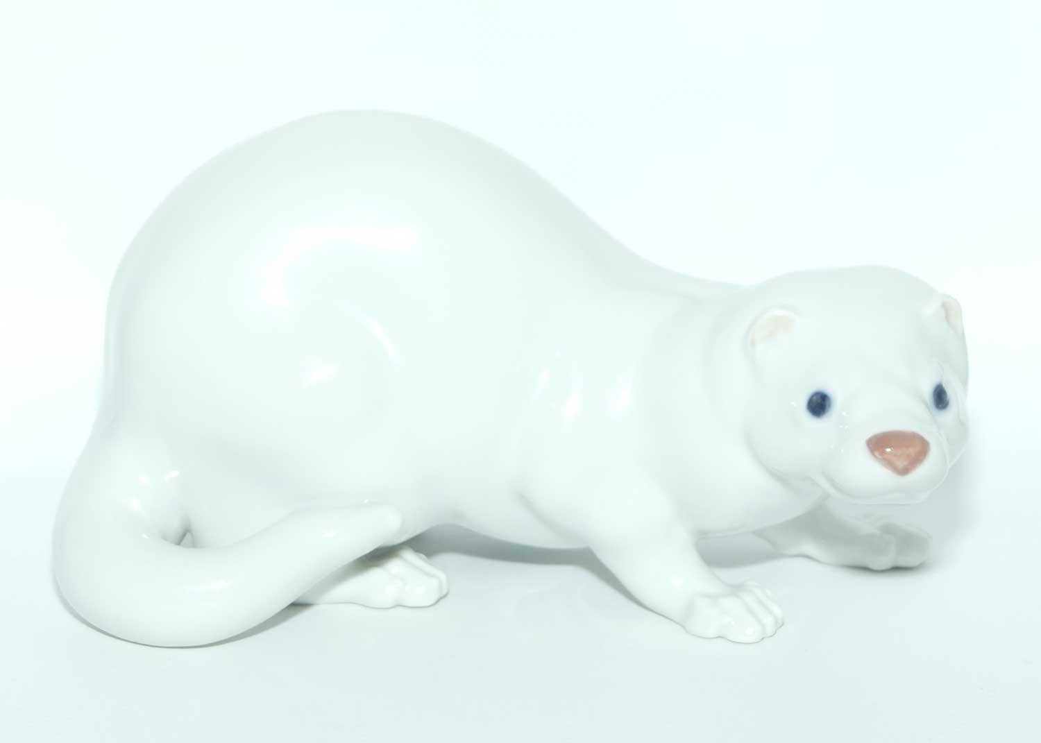 Royal Copenhagen figure 4654 | White Mink by Jeanne Grut