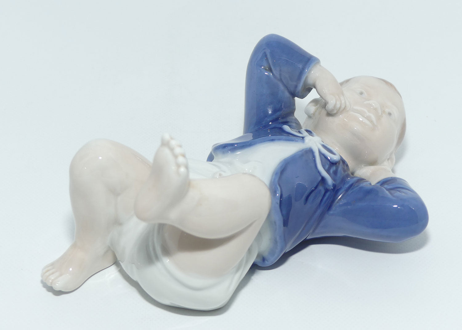 Royal Copenhagen Denmark figure 4669 | Baby Lying on Back