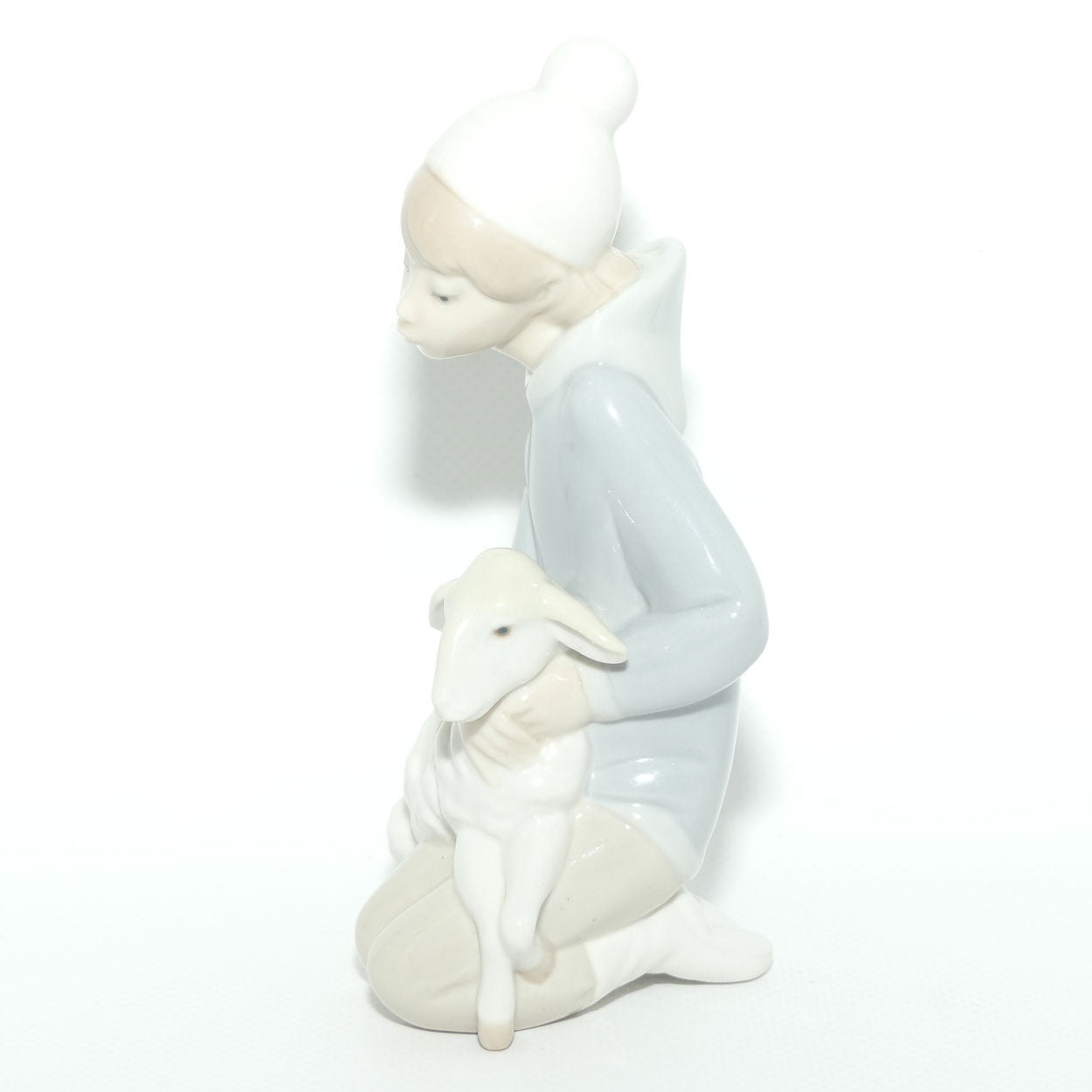Lladro figure Shepherd with Lamb | #4676 | #2