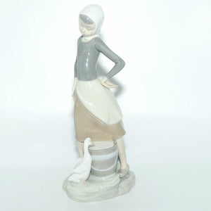 Lladro figure Girl with Milk Pail #4682