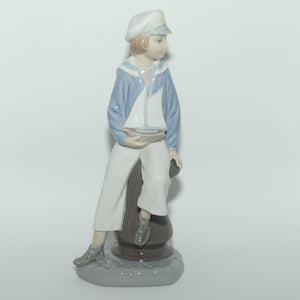 Lladro figure Boy with Yacht | Young Sailor |  #4810