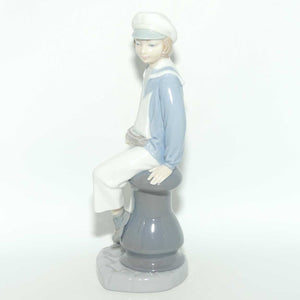 Lladro figure Boy with Yacht | Young Sailor | #4810 | #2