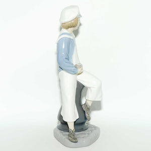 Lladro figure Boy with Yacht | Young Sailor | #4810 | #2