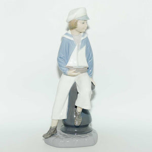 Lladro figure Boy with Yacht | Young Sailor | #4810 | #2