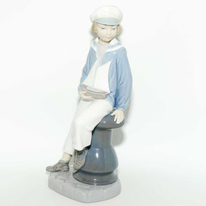 Lladro figure Boy with Yacht | Young Sailor | #4810 | #2