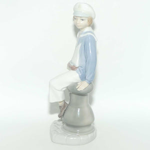 Lladro figure Boy with Yacht | Young Sailor | #4810 | #3