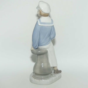 Lladro figure Boy with Yacht | Young Sailor | #4810 | #3