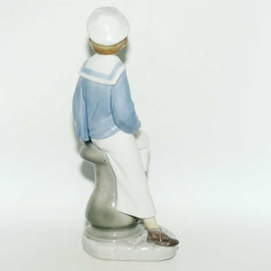 Lladro figure Boy with Yacht | Young Sailor | #4810 | #3