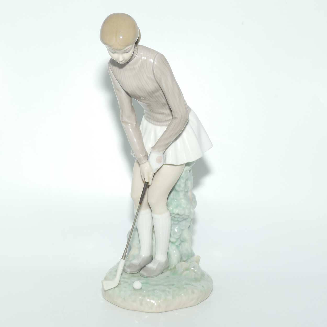 Lladro Spain figure Lady Golfer #4851