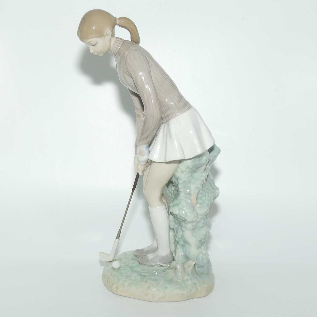 Lladro Spain figure Lady Golfer #4851
