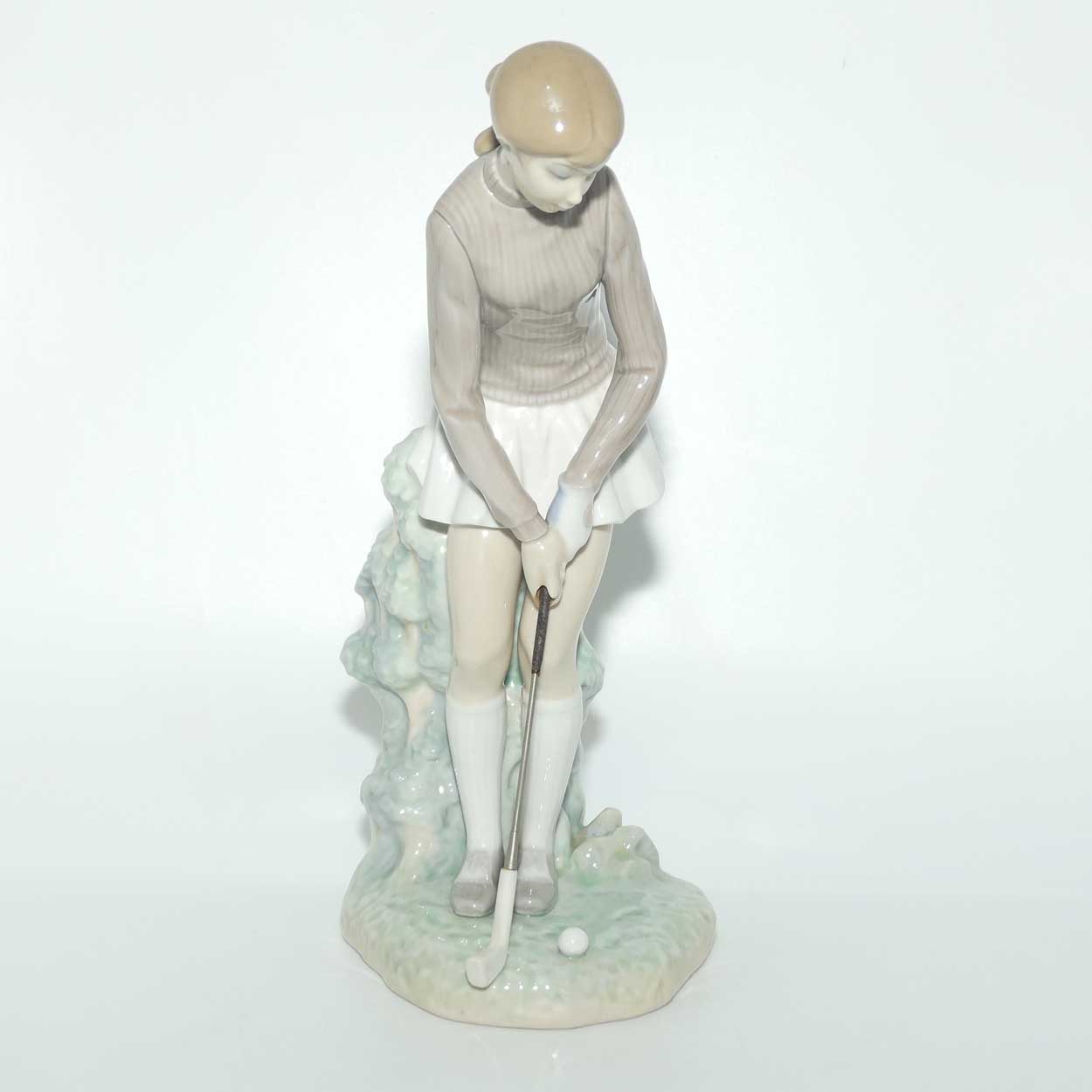 Lladro Spain figure Lady Golfer #4851