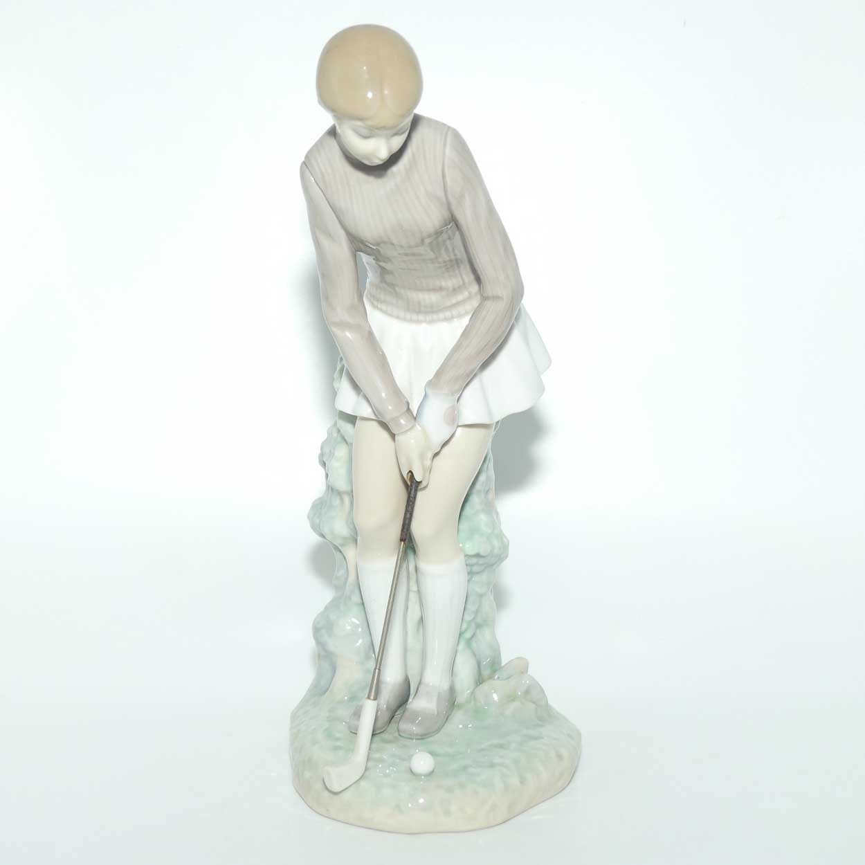 Lladro Spain figure Lady Golfer #4851