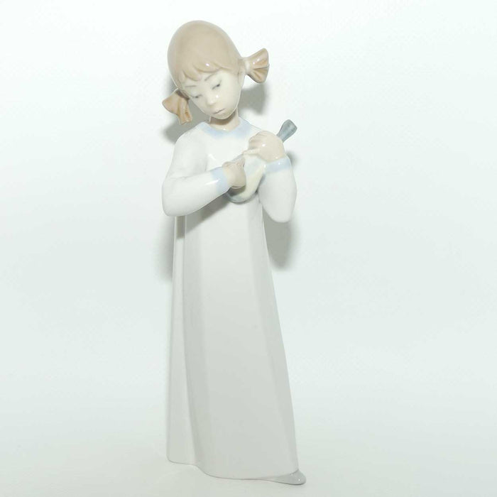 Lladro figure Girl with Guitar | #4871 | boxed #2