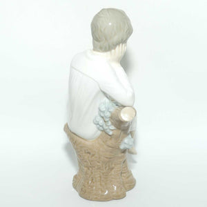 Lladro figure Little Boy Thinking #4876