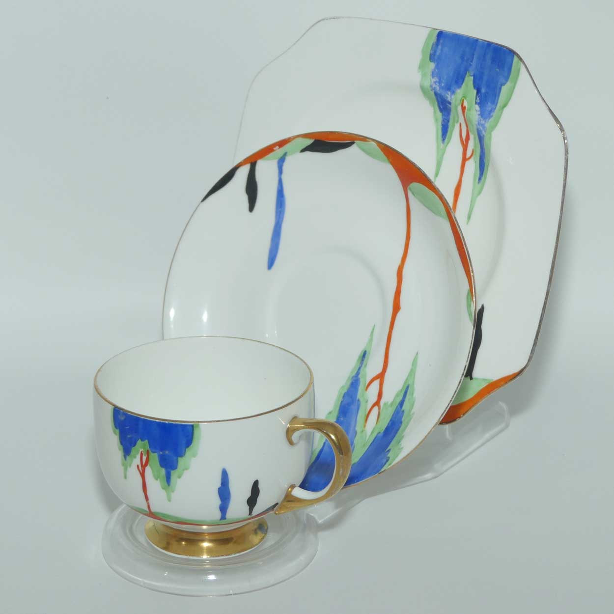 Carlton Ware | Carlton China Deco tree trio | Pattern 4986