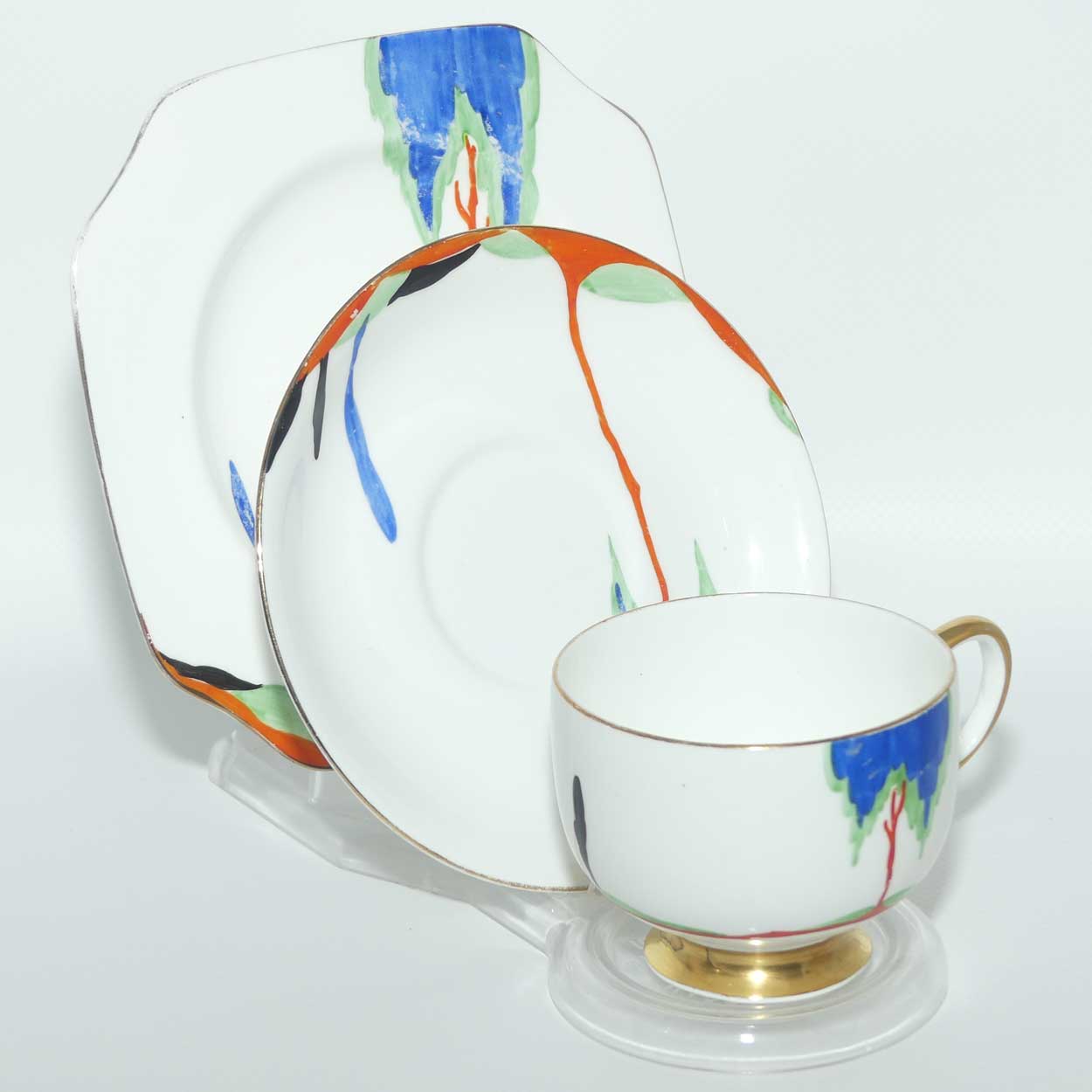 Carlton Ware | Carlton China Deco tree trio | Pattern 4986
