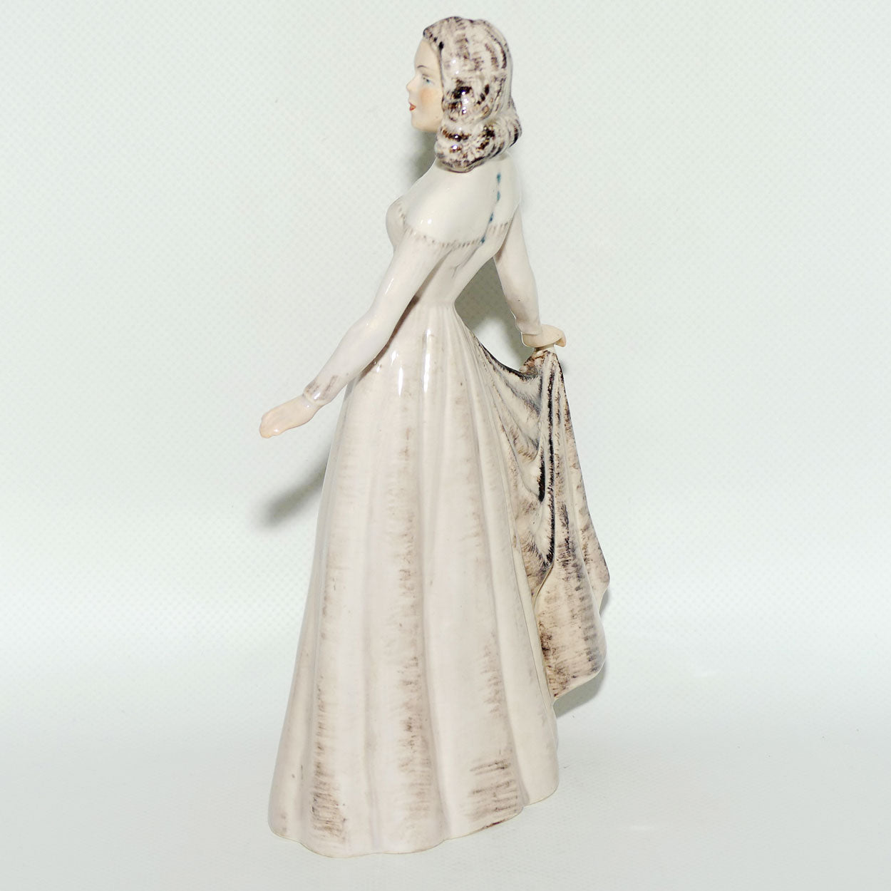 Wedgwood and Co figure #67 Lady holding Dress