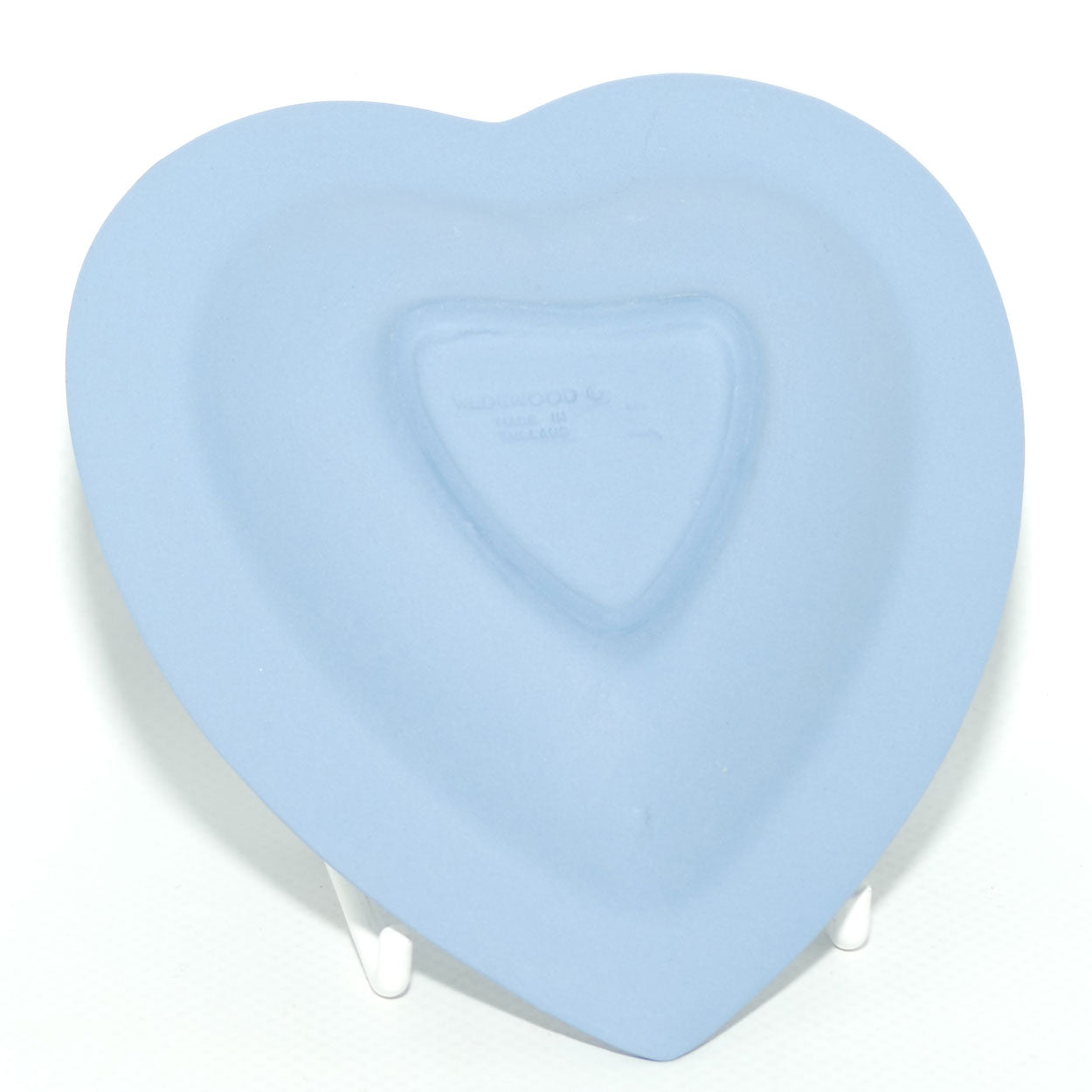 Wedgwood Jasper | White on Pale Blue heart shape plate | 4 Grecian Maidens