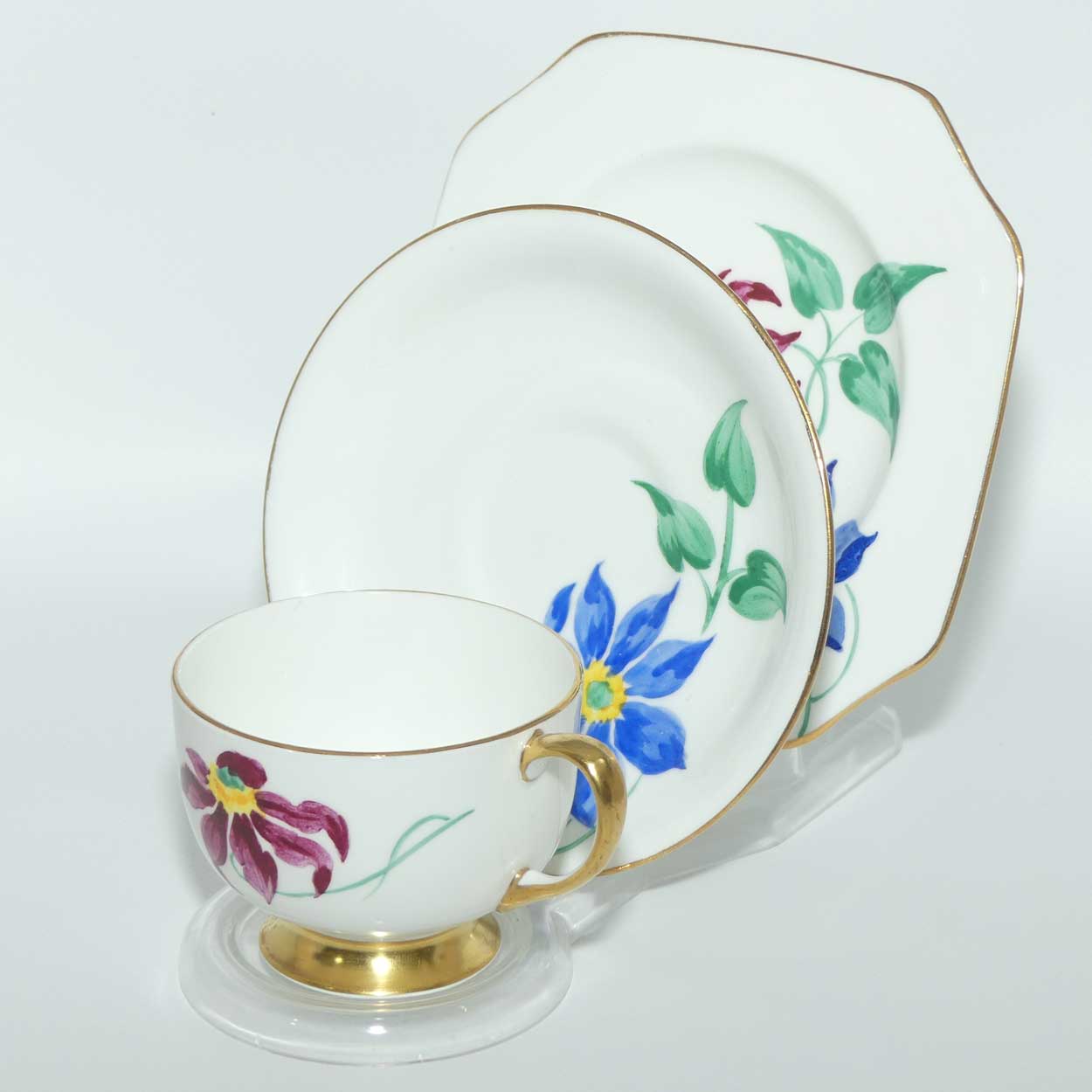 Carlton Ware | Carlton China Passion Flower trio | Pattern 5000