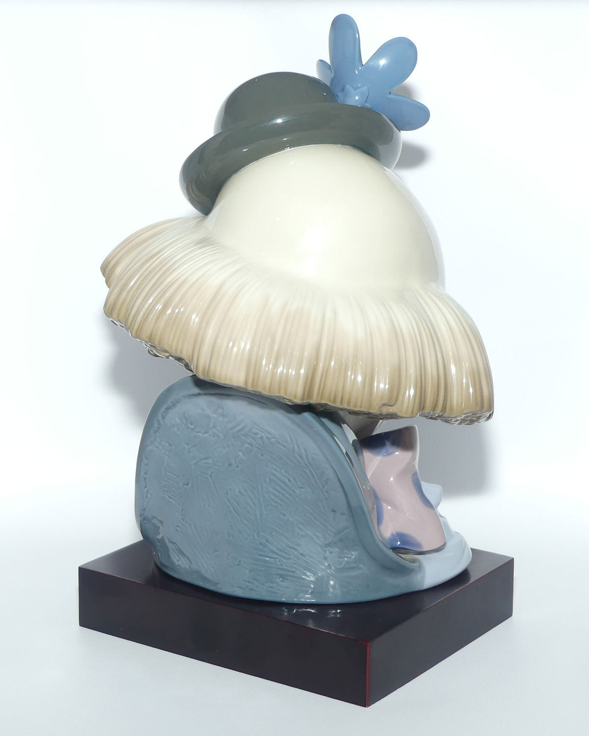 Lladro Clown's Head | Pensive Clown with Bowler Hat | #5130 | with base
