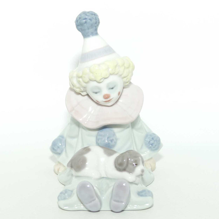 Lladro figure Pierrot with Puppy #5277