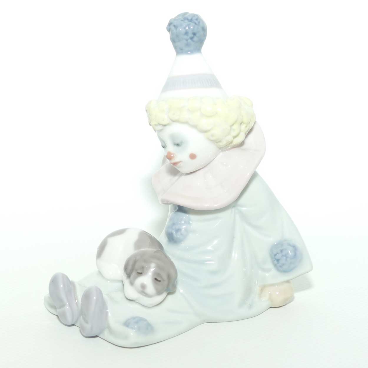 Lladro figure Pierrot with Puppy #5277