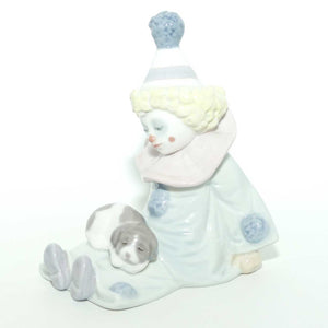 Lladro figure Pierrot with Puppy #5277