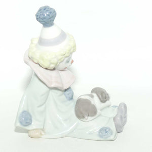 Lladro figure Pierrot with Puppy #5277