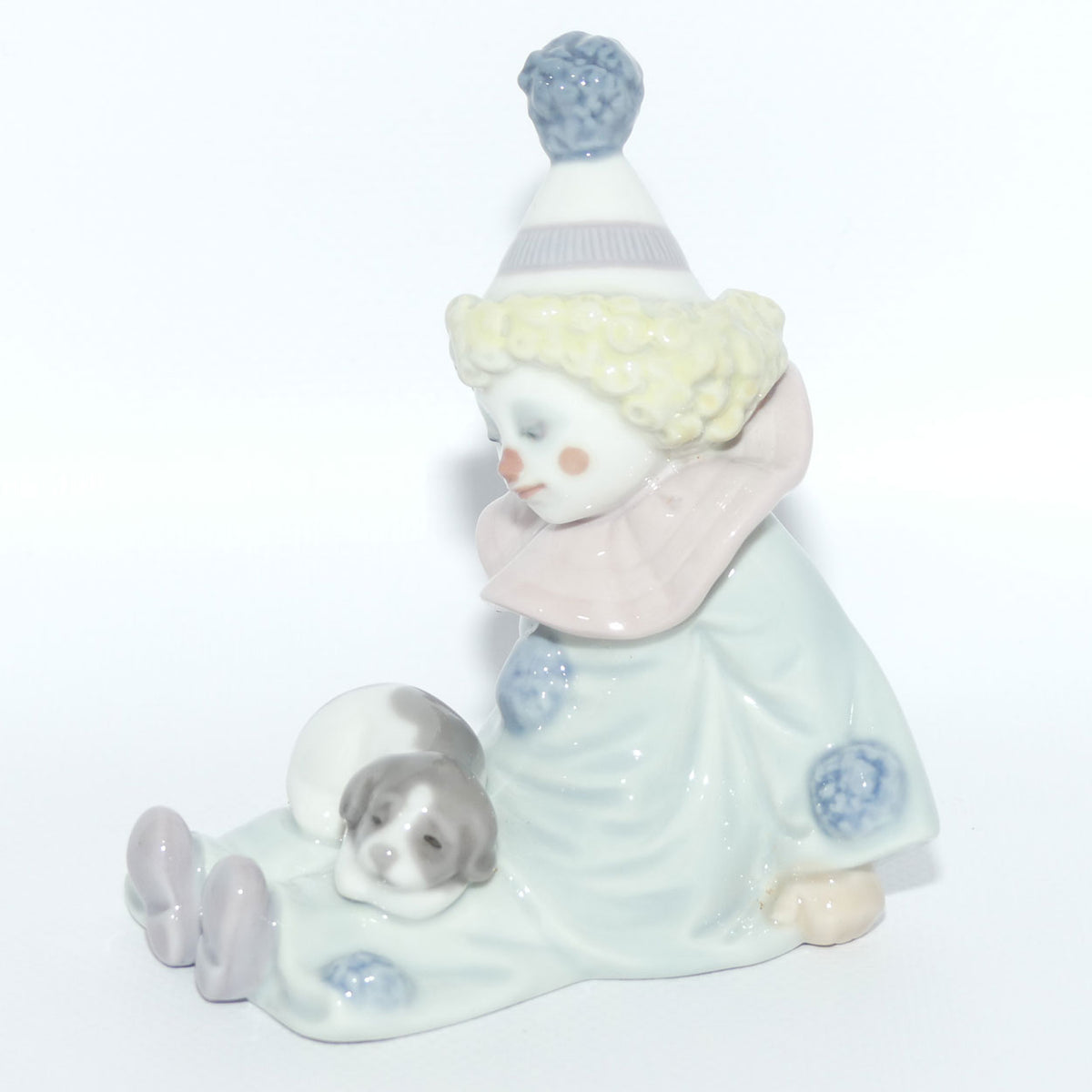 Lladro figure Pierrot with Puppy | #5277