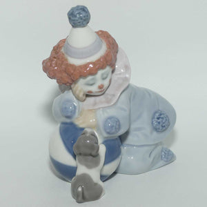 Lladro figure Pierrot with Puppy and Ball #5278