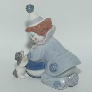 Lladro figure Pierrot with Puppy and Ball #5278