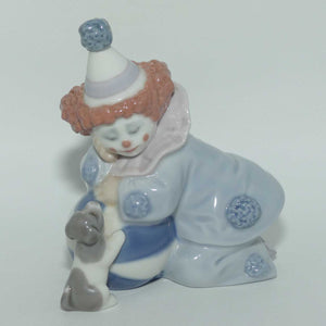 Lladro figure Pierrot with Puppy and Ball #5278