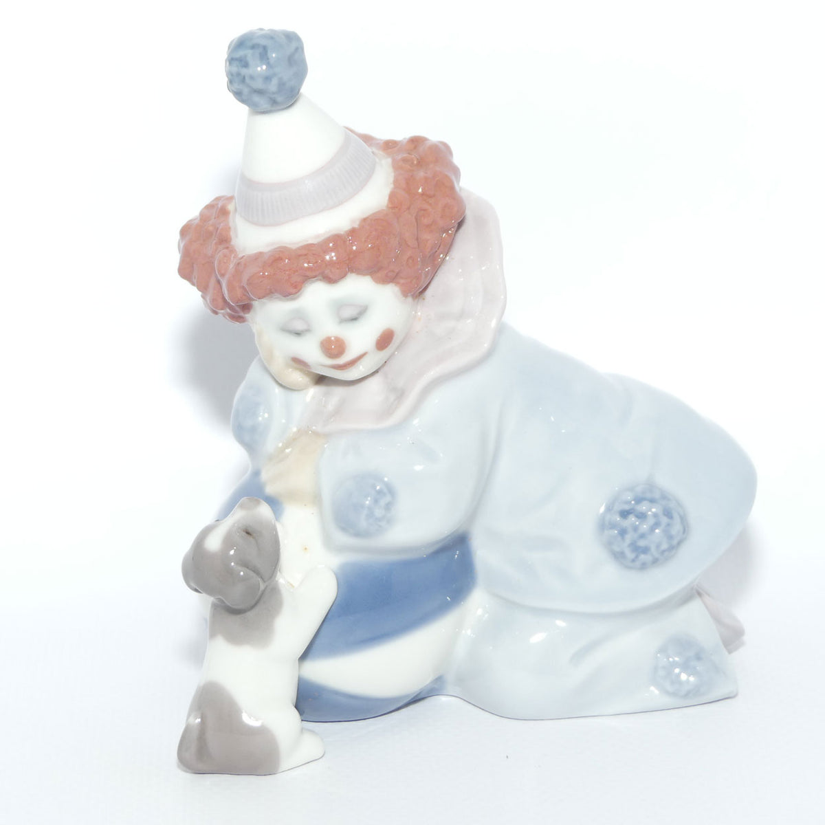 Lladro figure Pierrot with Puppy and Ball | #5278 | #2