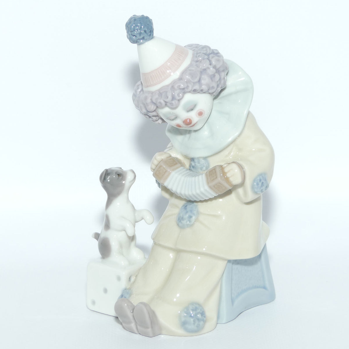 Lladro figure Pierrot with Concertina | #5279