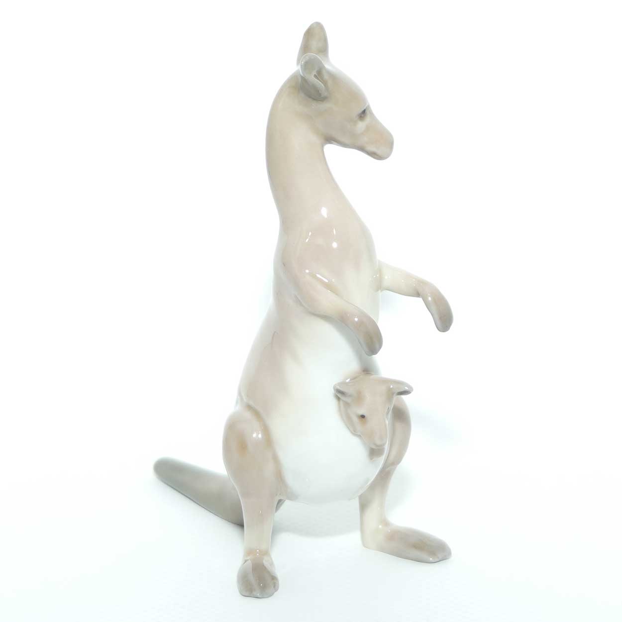 Lladro figure Mini Kangaroo and Joey | Gloss | 5433