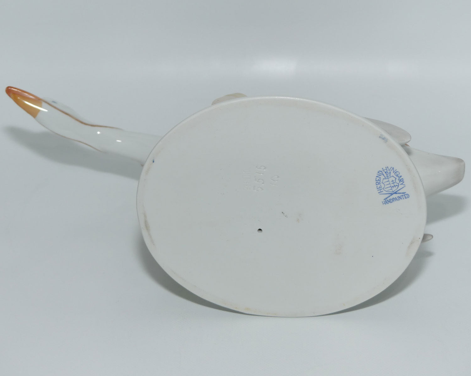 Herend Hungary figure Boy Riding Goose | 5515 | Large