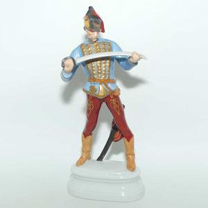 Herend Hungary figure 5526 | Hadik Hussar Soldier