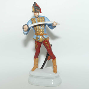 Herend Hungary figure 5526 | Hadik Hussar Soldier