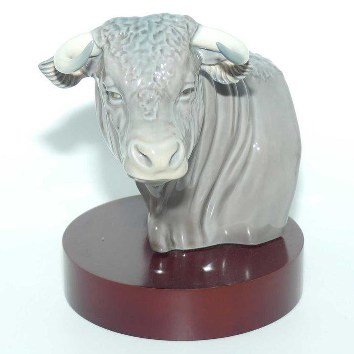 Lladro bust El Toro Bulls Head on Base #5545