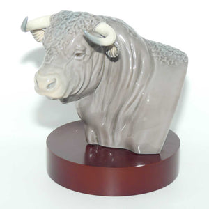 Lladro bust El Toro Bulls Head on Base #5545