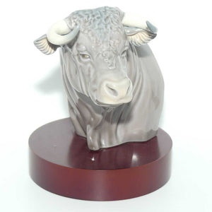 Lladro bust El Toro Bulls Head on Base #5545