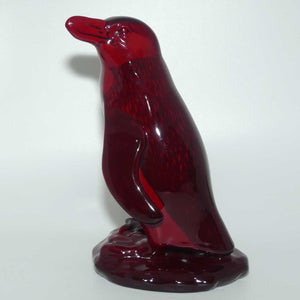 #585 Royal Doulton Flambe Peruvian Penguin on Rock | Medium | signed Noke