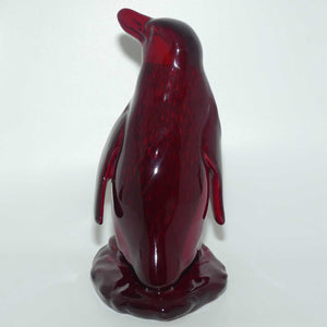 #585 Royal Doulton Flambe Peruvian Penguin on Rock | Medium | signed Noke