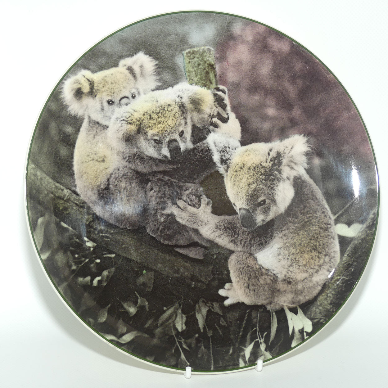 Royal Doulton Australian Views plate #5 | Koala Bears D6424 | #1