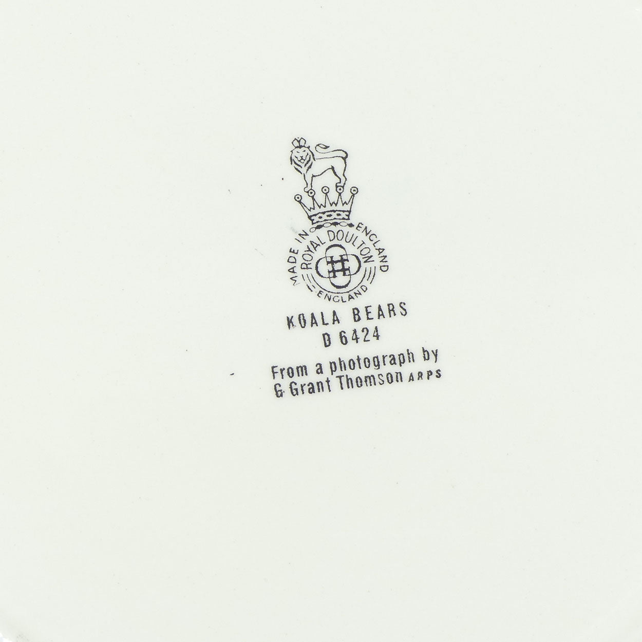 Royal Doulton Australian Views plate #5 | Koala Bears D6424 | #1