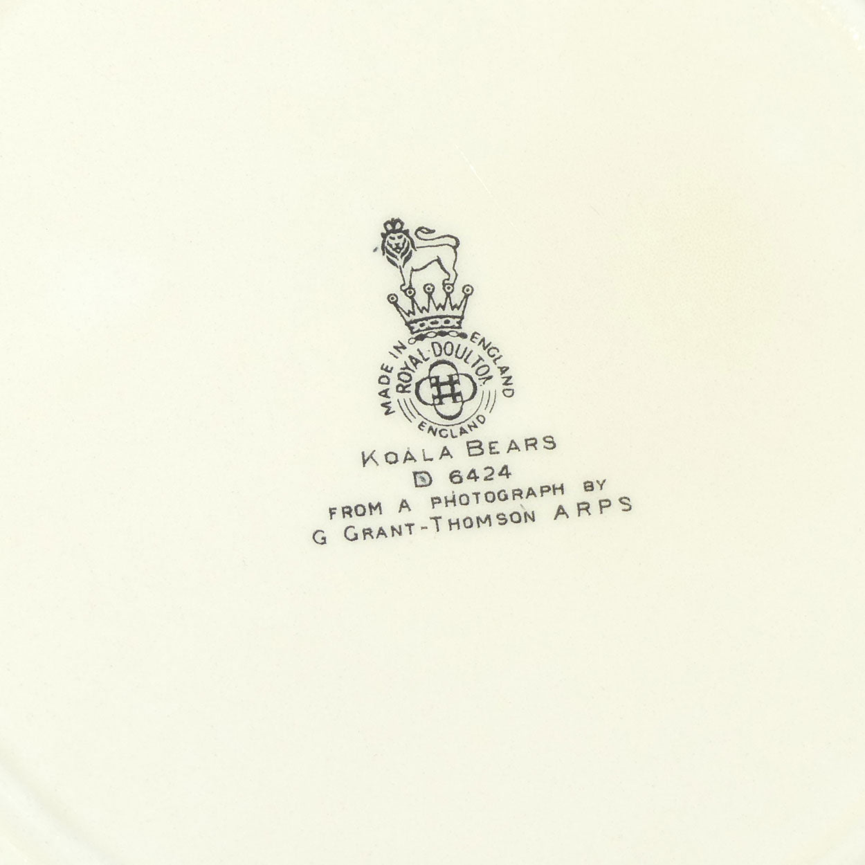 Royal Doulton Australian Views plate #5 | Koala Bears D6424 | #2