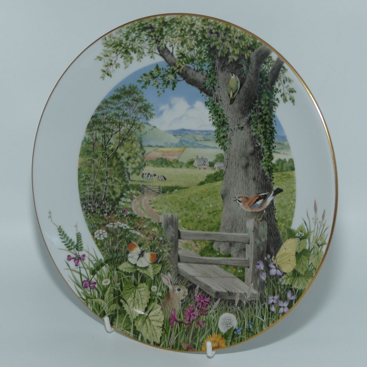 Royal Worcester for Franklin Porcelain | Peter Barnett | A Country Path in May