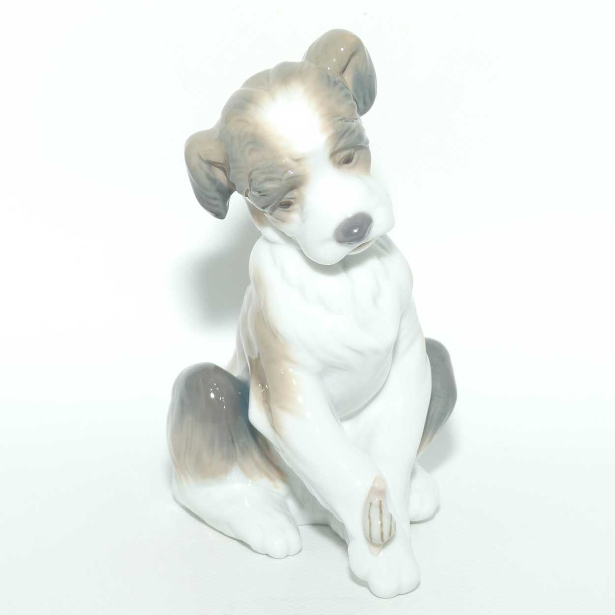Lladro figure New Friend | Dog with Snail on Paw #6211