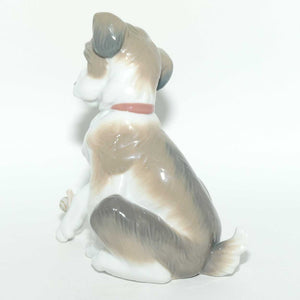 Lladro figure New Friend | Dog with Snail on Paw #6211